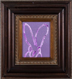 Hunt Slonem "Purple Haze" Diamond Dust Bunny