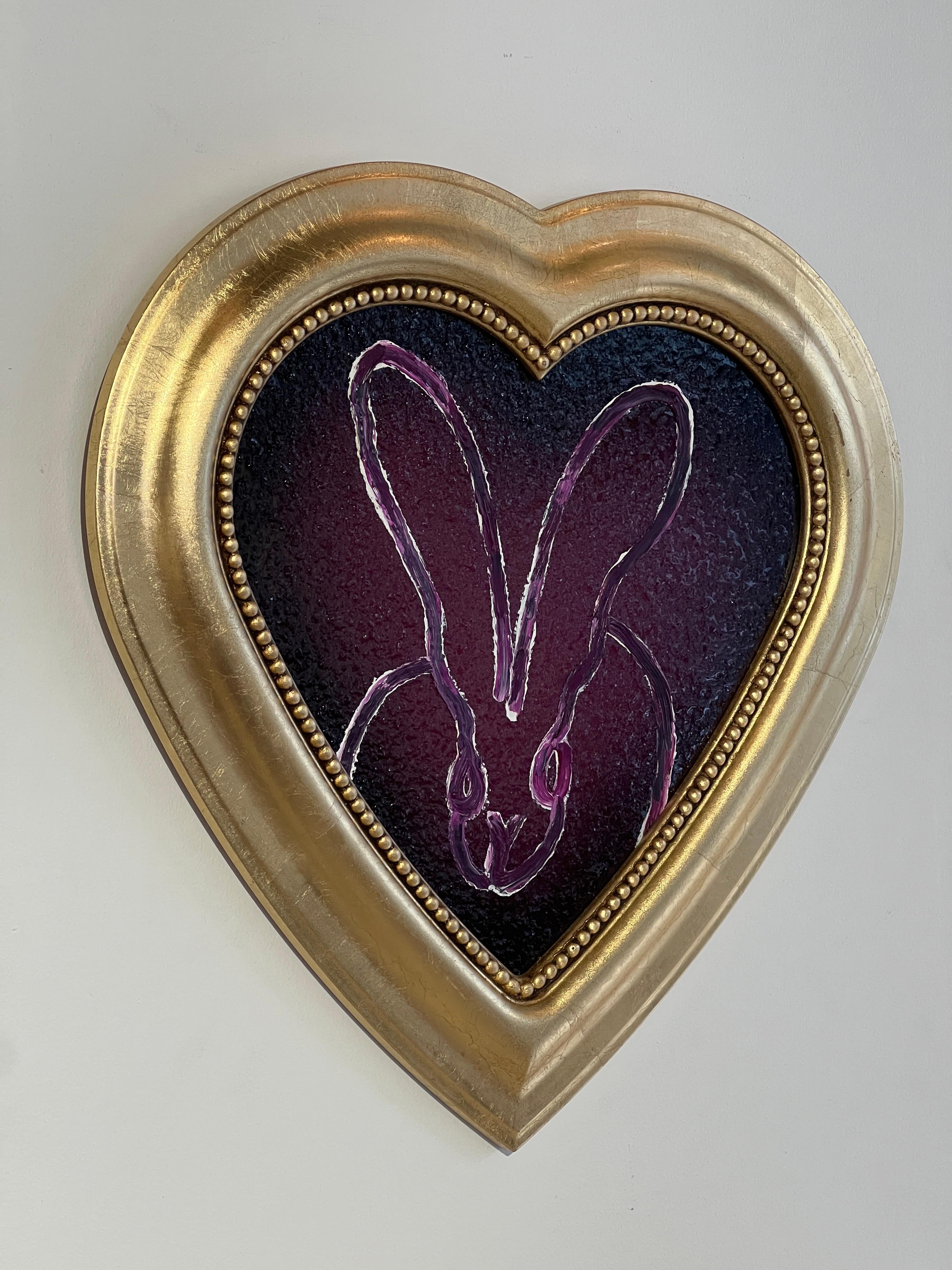 Hunt Slonem poussière en diamants « Purple Heart » en vente 2