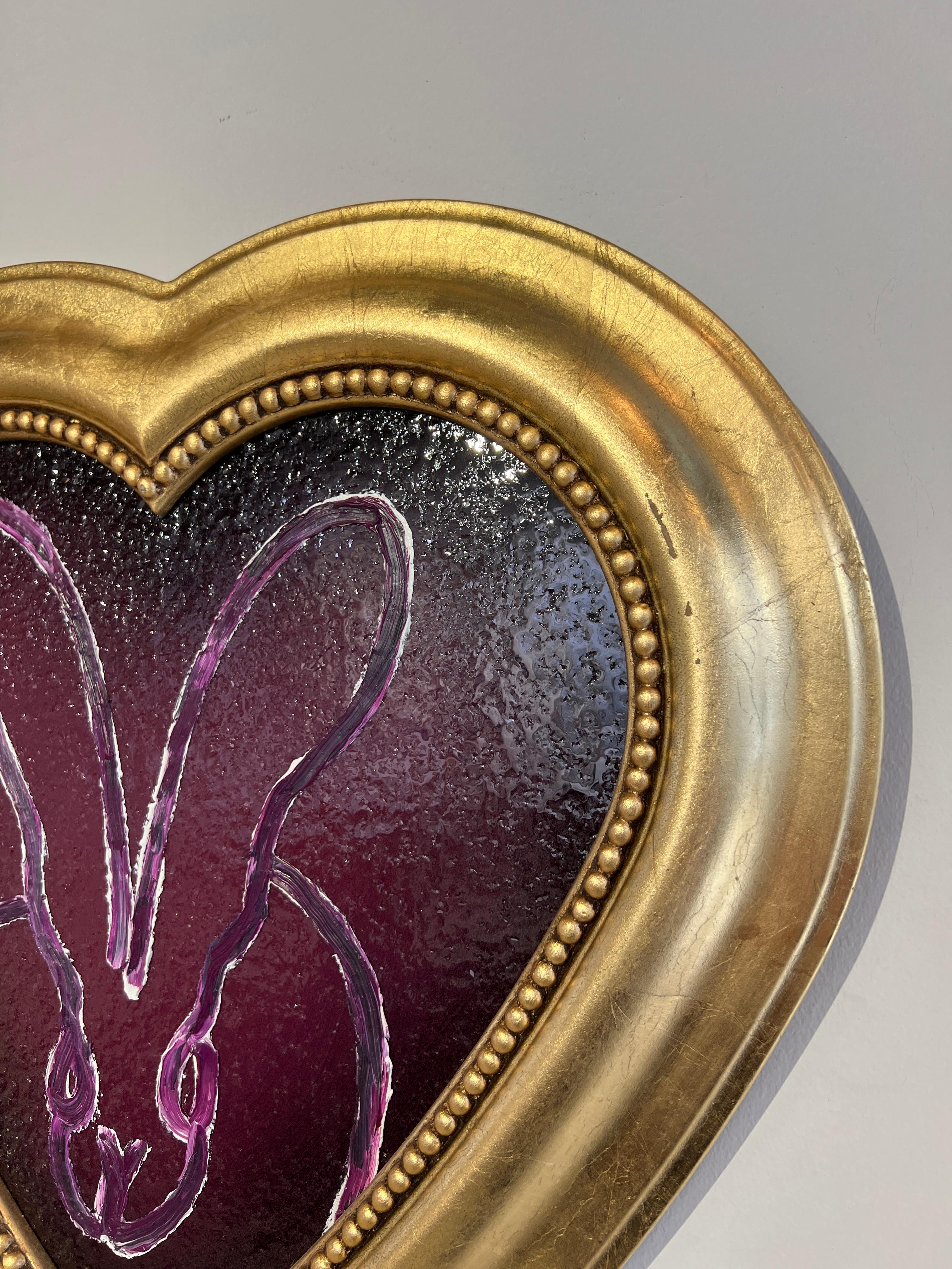 Hunt Slonem poussière en diamants « Purple Heart » en vente 5
