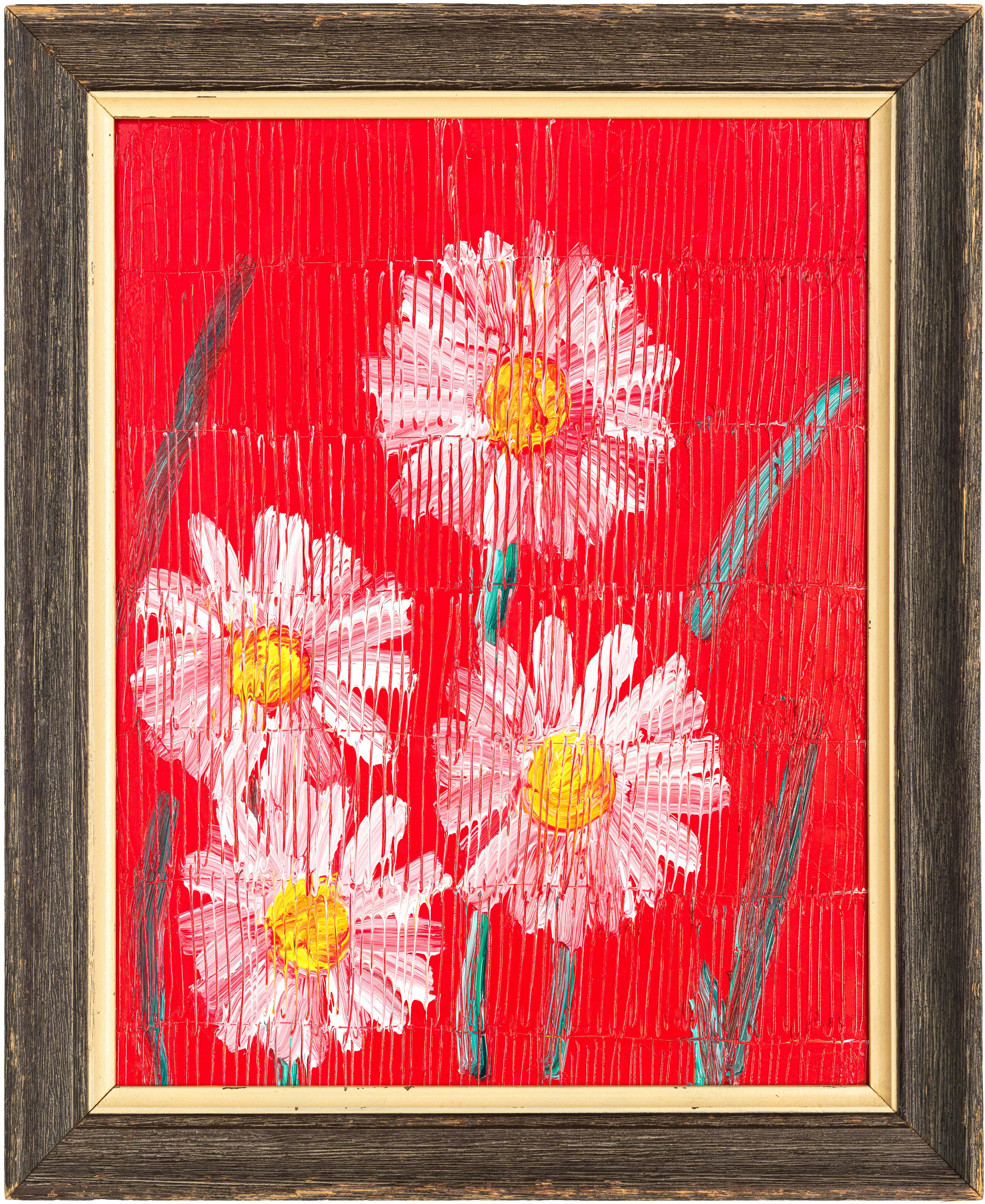 Künstler:  Slonem, Hunt
Titel:  Rotes Gänseblümchen
Datum:  2025
Medium:  Öl auf Holz
Ungerahmt Abmessungen:  21" x 16.5"
Gerahmt Abmessungen:  25" x 20"
Unterschrift:  Verso vom Künstler signiert
Auflage:  Einzigartig

Hunt Slonem ist ein Veteran