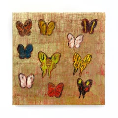 Hunt Slonem "Red Sea Division" Butterflies