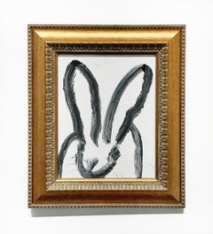 Hunt Slonem "Serge" Original bunny painting in oil