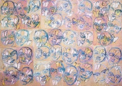 Hunt Slonem "Siddhas and Butterflies Play of Consciousness"