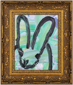 Hunt Slonem "Splash" Multicolor Bunny