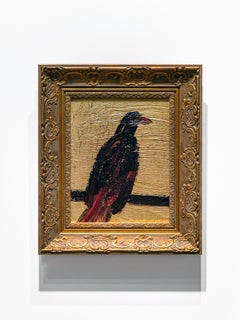 Hunt Slonem „Starling III“ – Gemälde eines Vogels