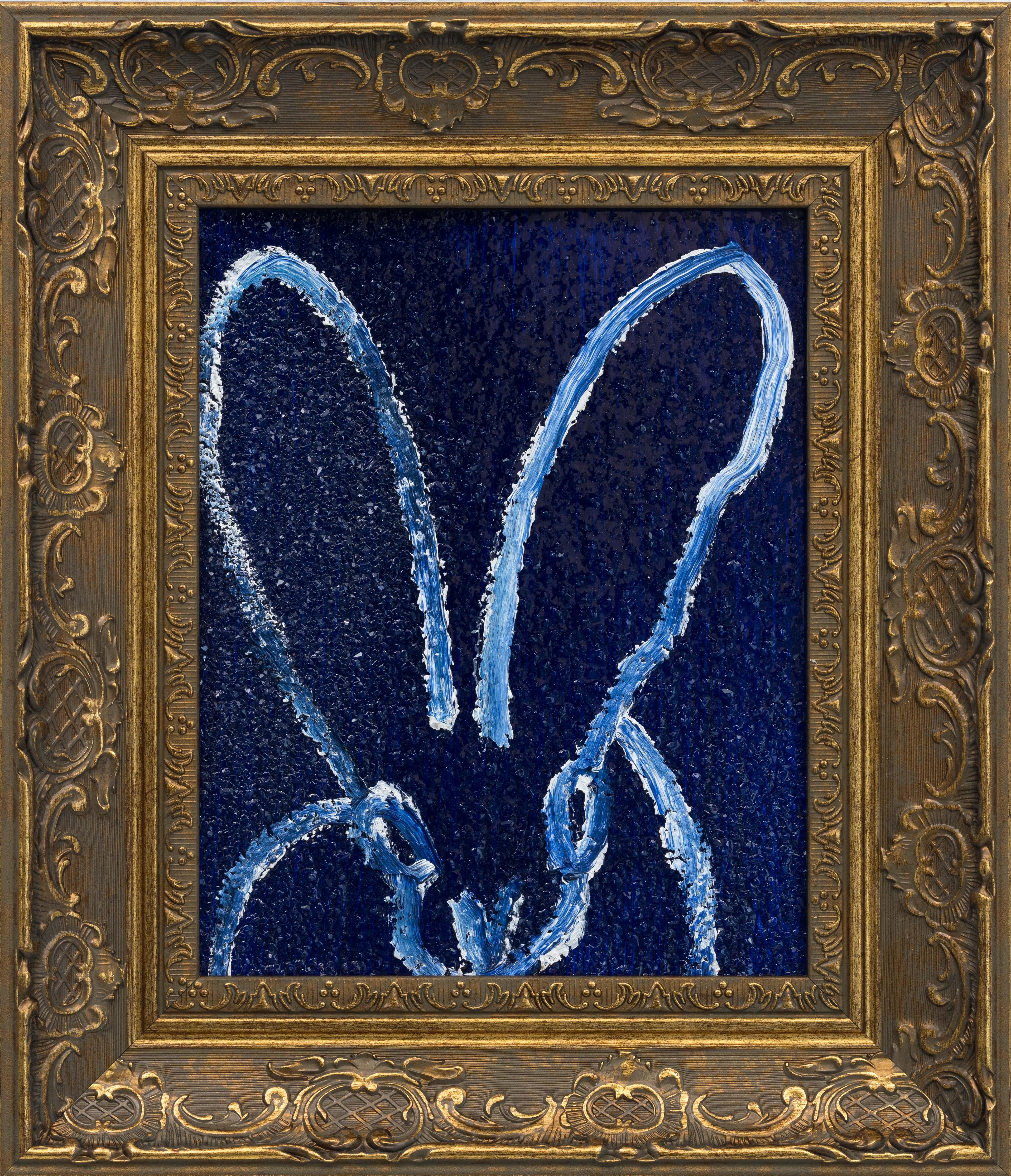 Hunt Slonem "Sylvia" Diamond Dust Bunny