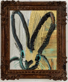 Hunt Slonem "Todd" Multicolored Metallic Bunny