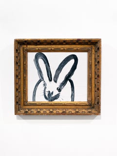 Hunt Slonem "Tommy Boy" Original oil painting of a bunny