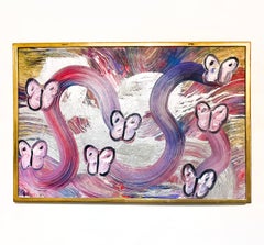 Hunt Slonem "Totem Fly" Butterflies