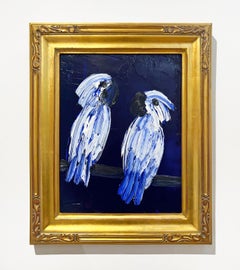 Hunt Slonem "Umbrella Cockatoo" Bird