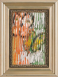 Hunt Slonem "Untitled" Metallic Butterflies