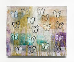 Hunt Slonem "Untitled Migration" Butterflies
