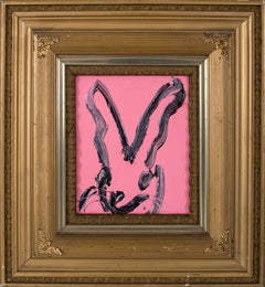Hunt Slonem Untitled Pink Bunny