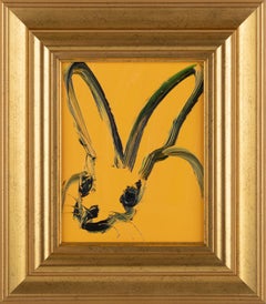 Hunt Slonem Untitled Yellow Bunny
