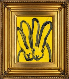 Hunt Slonem "Yellow Mates" Double Bunny