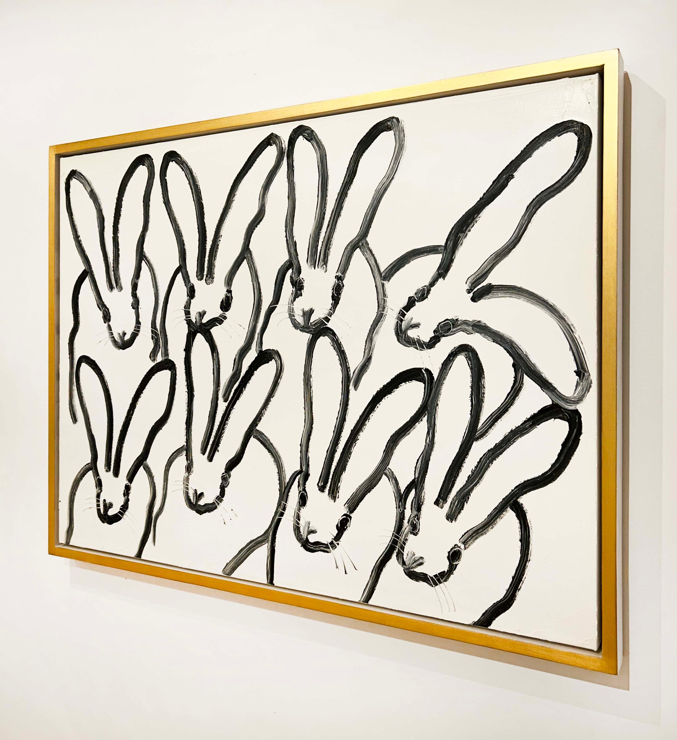 Hutch (Beige), Animal Painting, von Hunt Slonem