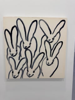 Hutch Glimmer, Oil on Canvas Painting, Signed, 30x30 in, Unique