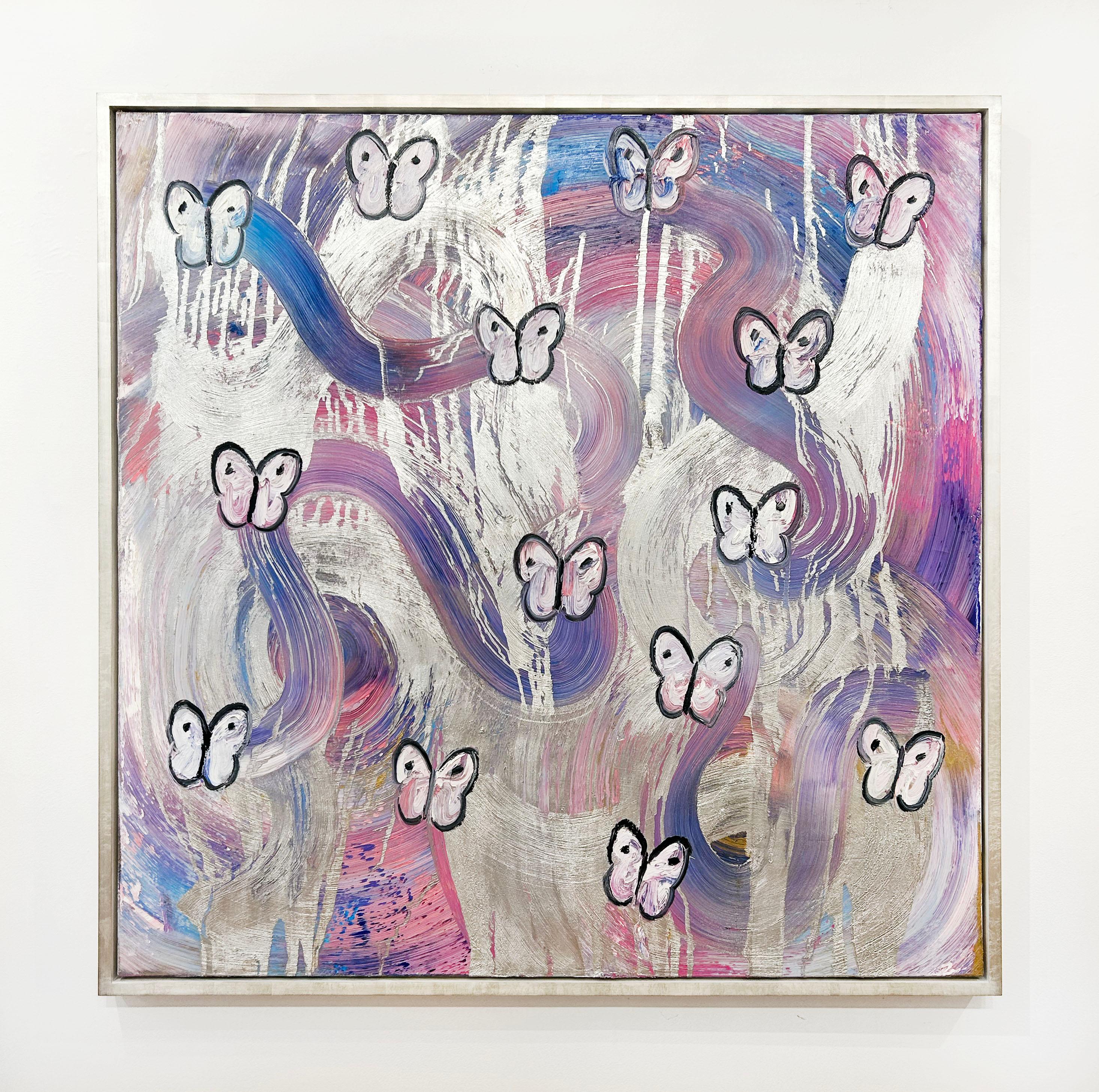 Hutch Caleidoscopio Fratilery - Painting di Hunt Slonem