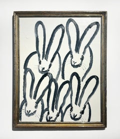 Hunt Slonem "Hutch White" Bunnies