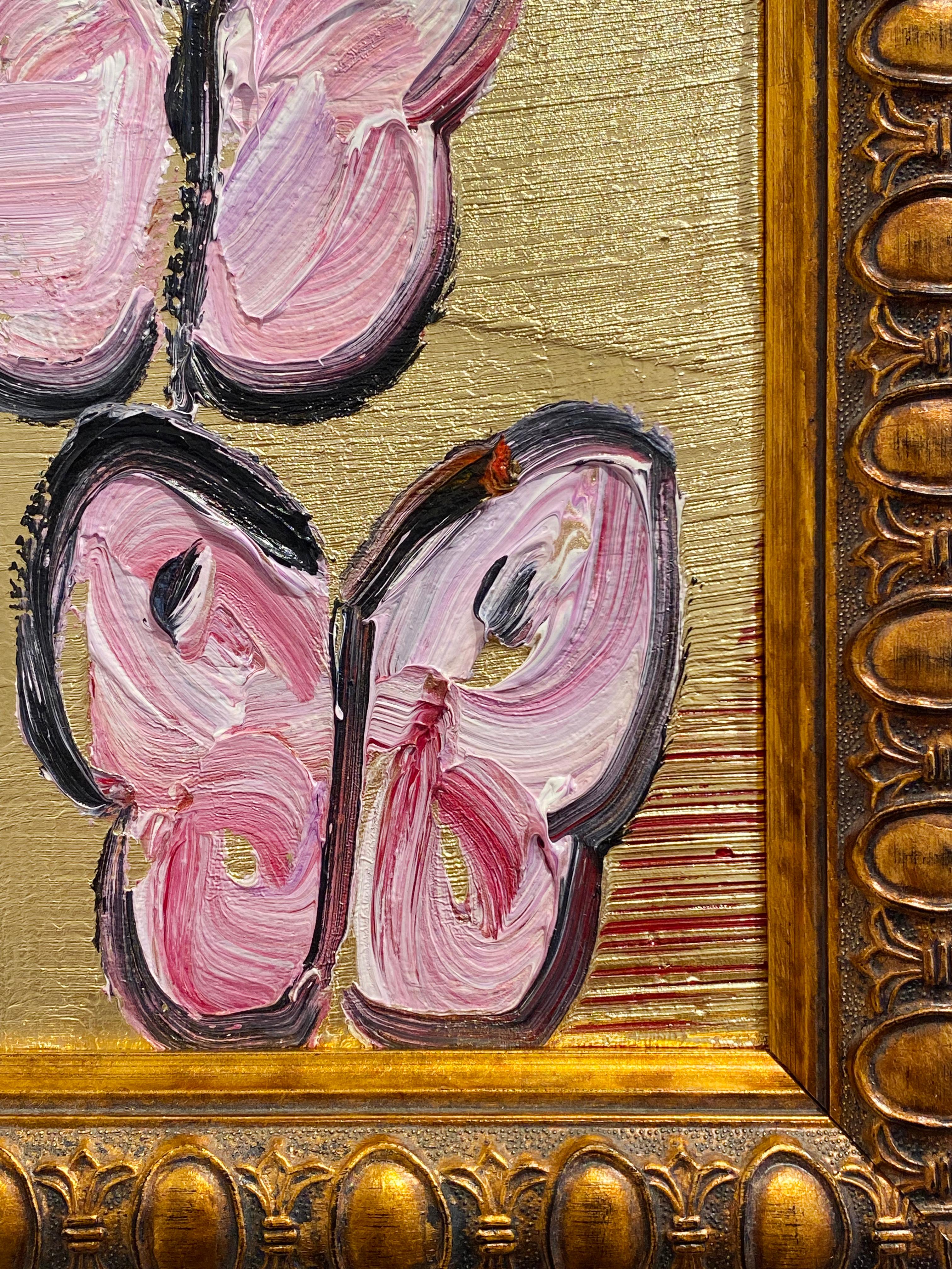 Artist:  Slonem, Hunt
Title:  Identify
Series:  Butterflies
Date:  2023
Medium:  Oil on Wood
Unframed Dimensions:  10