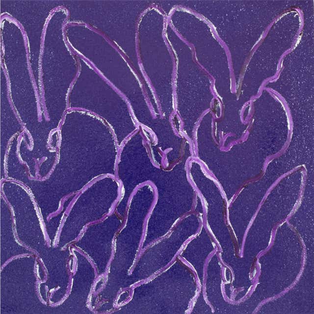 Hunt Slonem - Imperial Roman Rabbits (EA00125) For Sale at 1stDibs