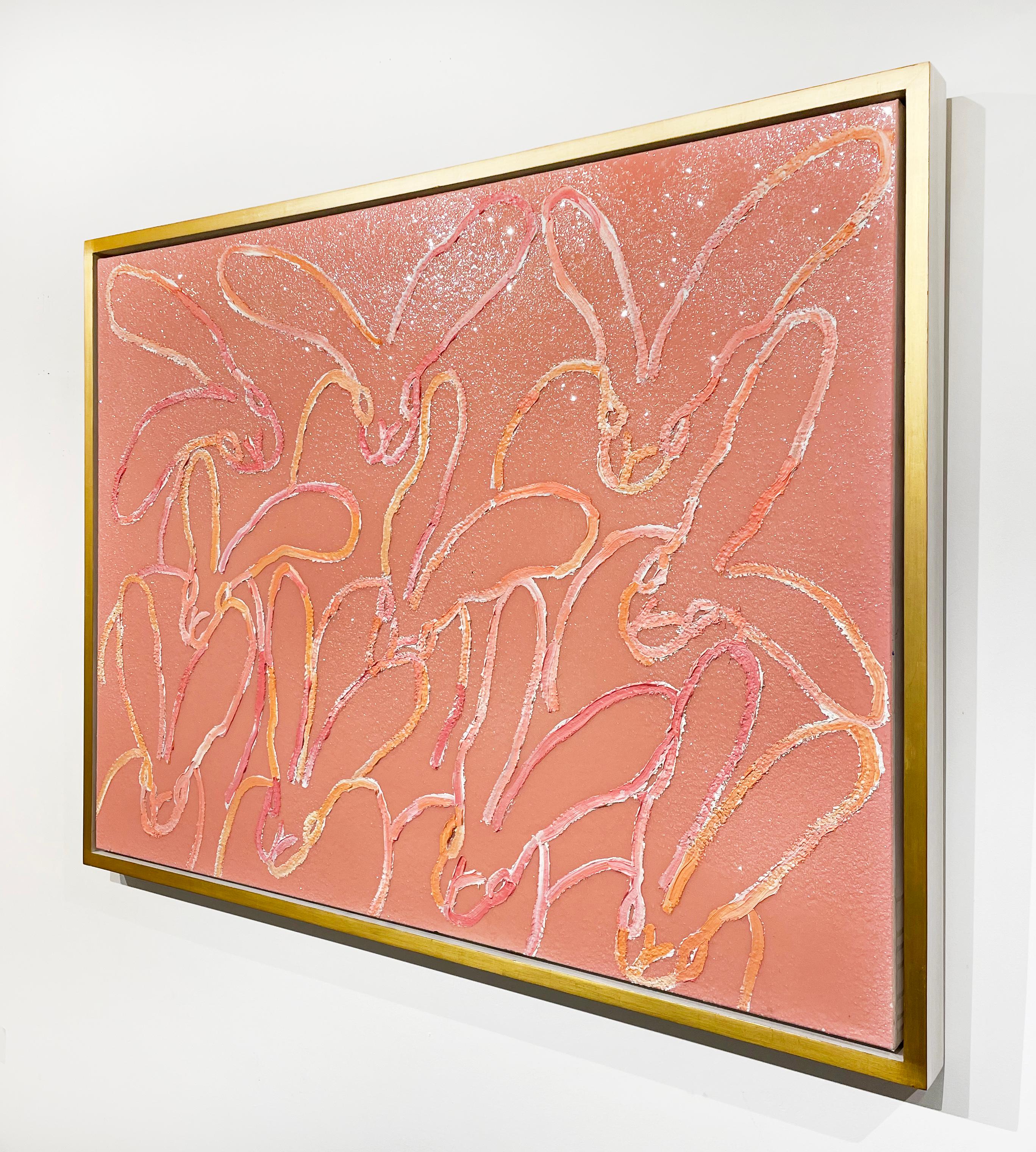 Ipanima - Orange Animal Painting by Hunt Slonem