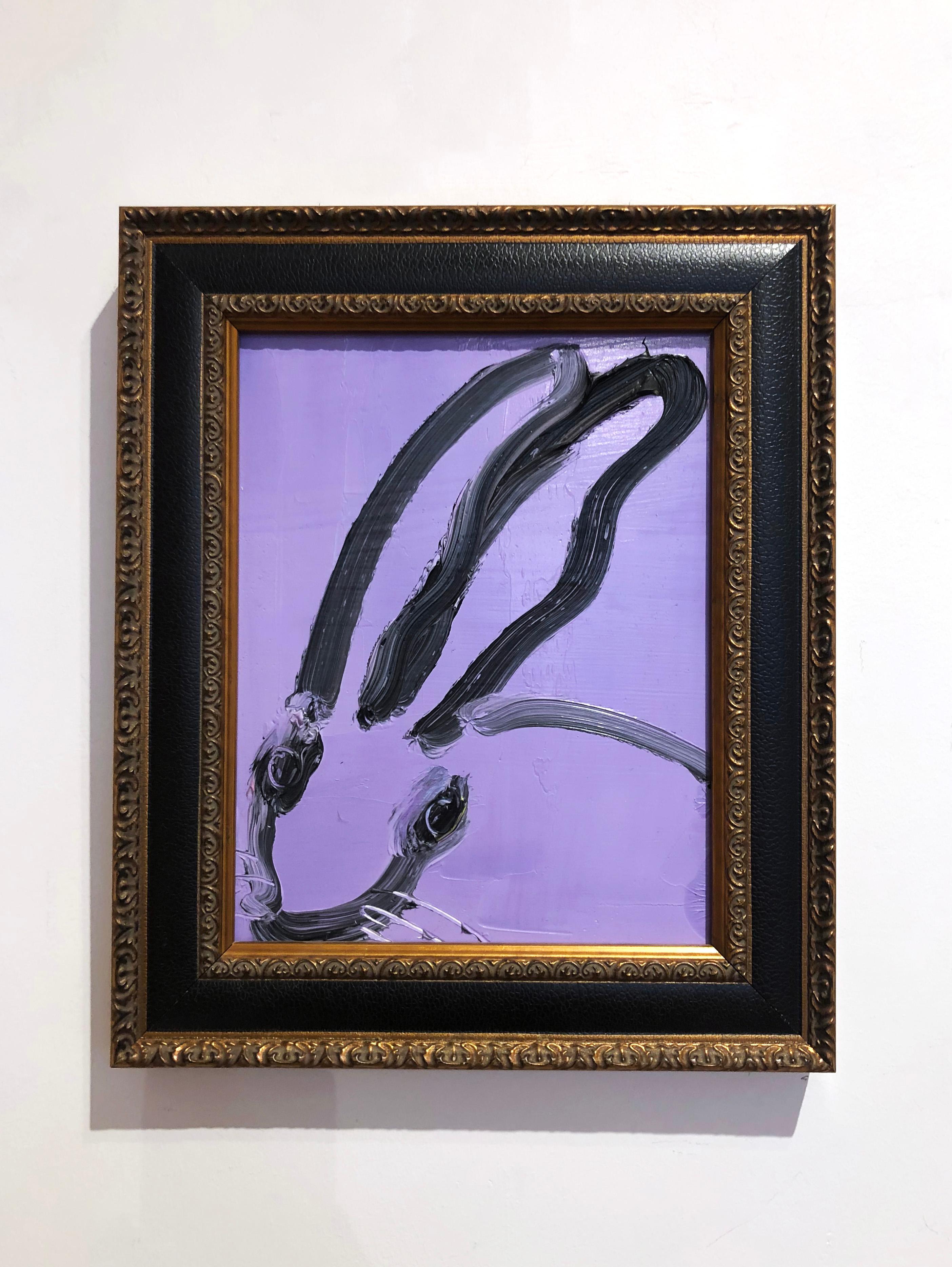 Iris Bunny - Painting by Hunt Slonem
