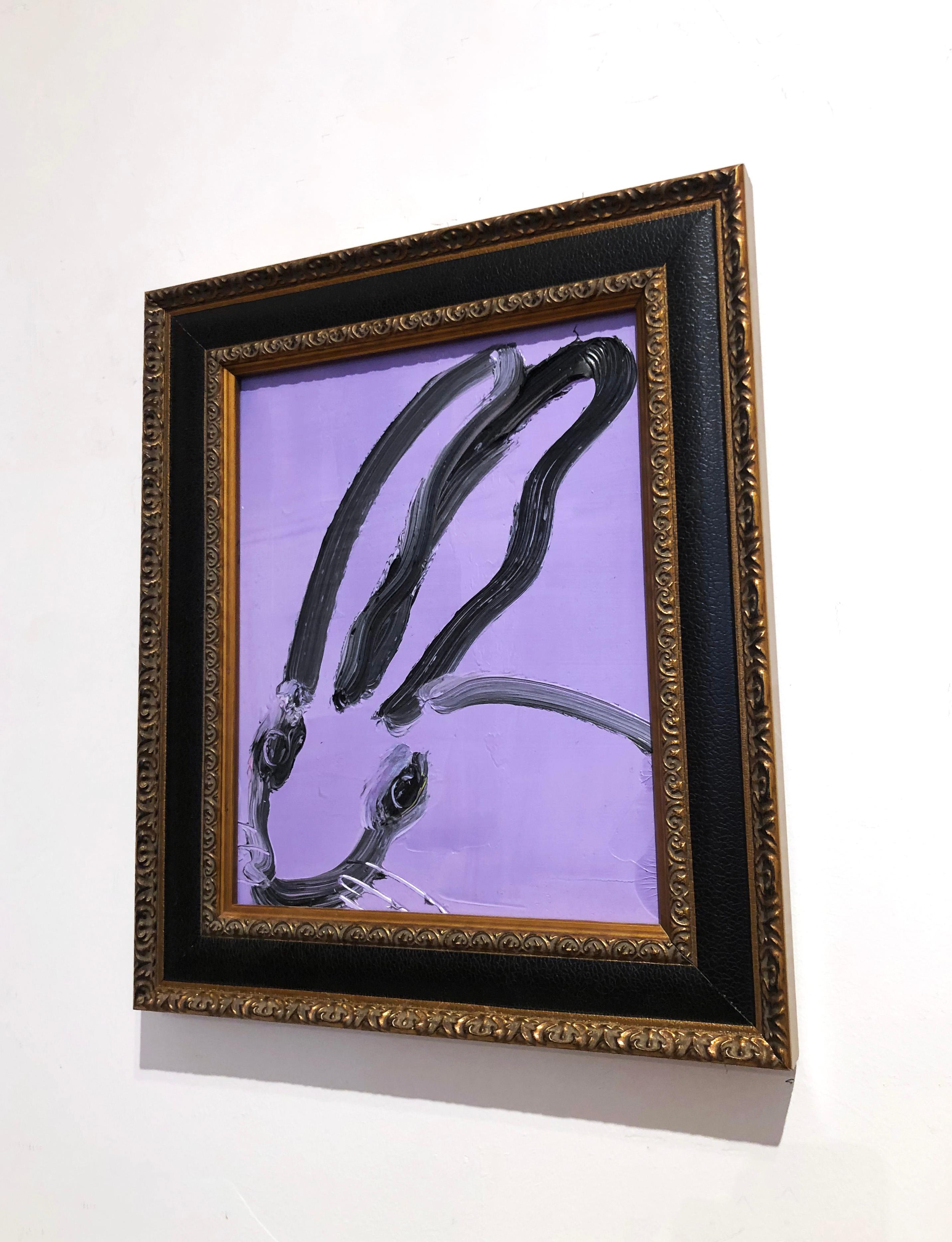 Iris Bunny - Contemporary Painting by Hunt Slonem