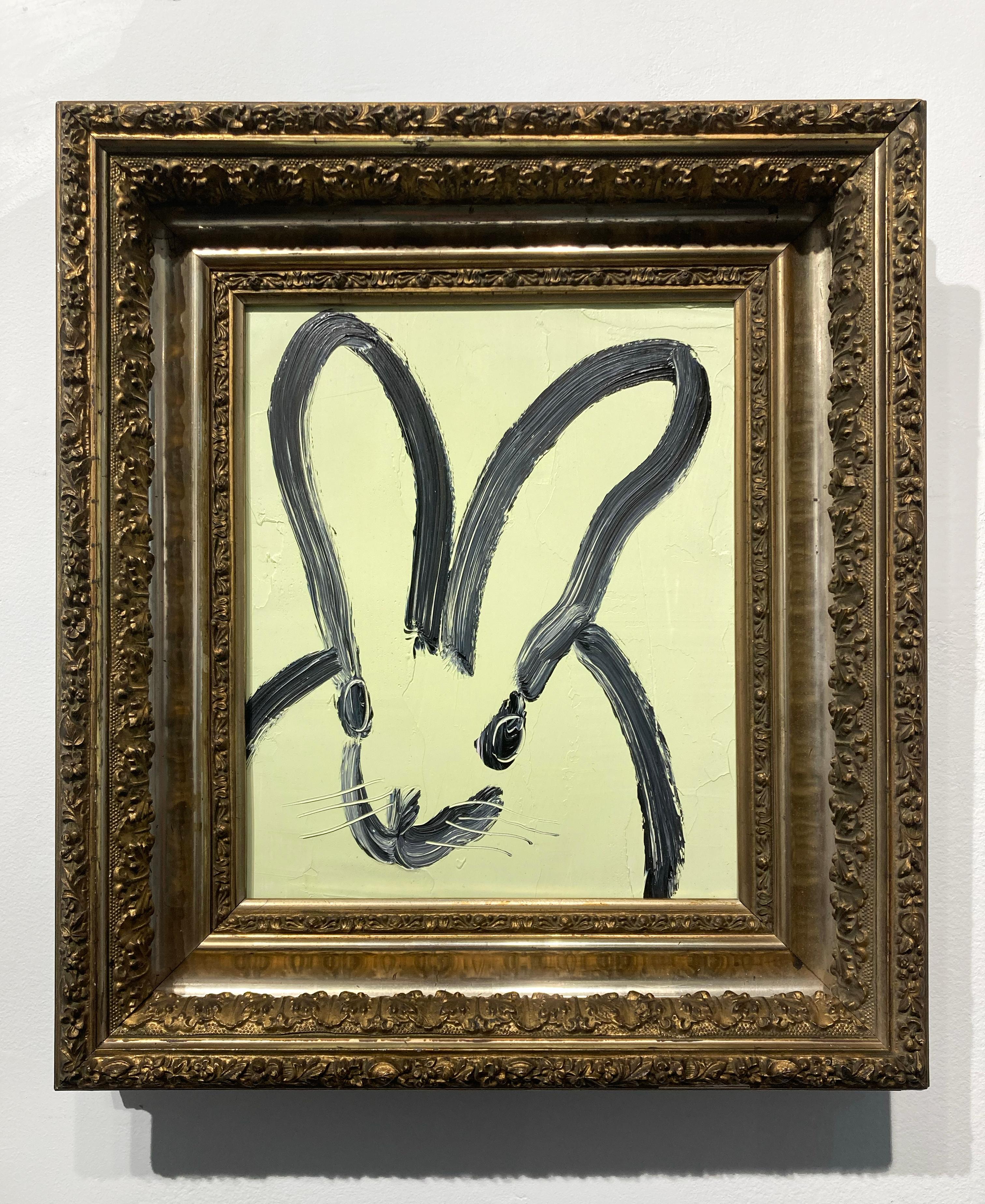 Jackie O Yellow rivisitato - Painting Contemporaneo di Hunt Slonem