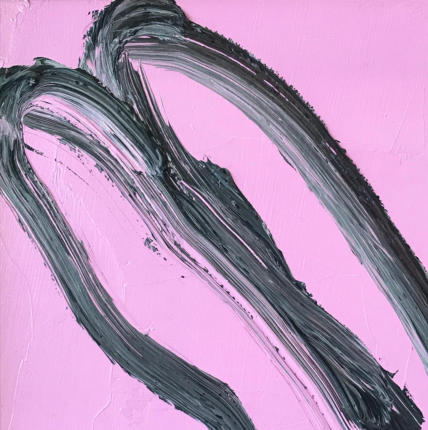 paintings with pink background