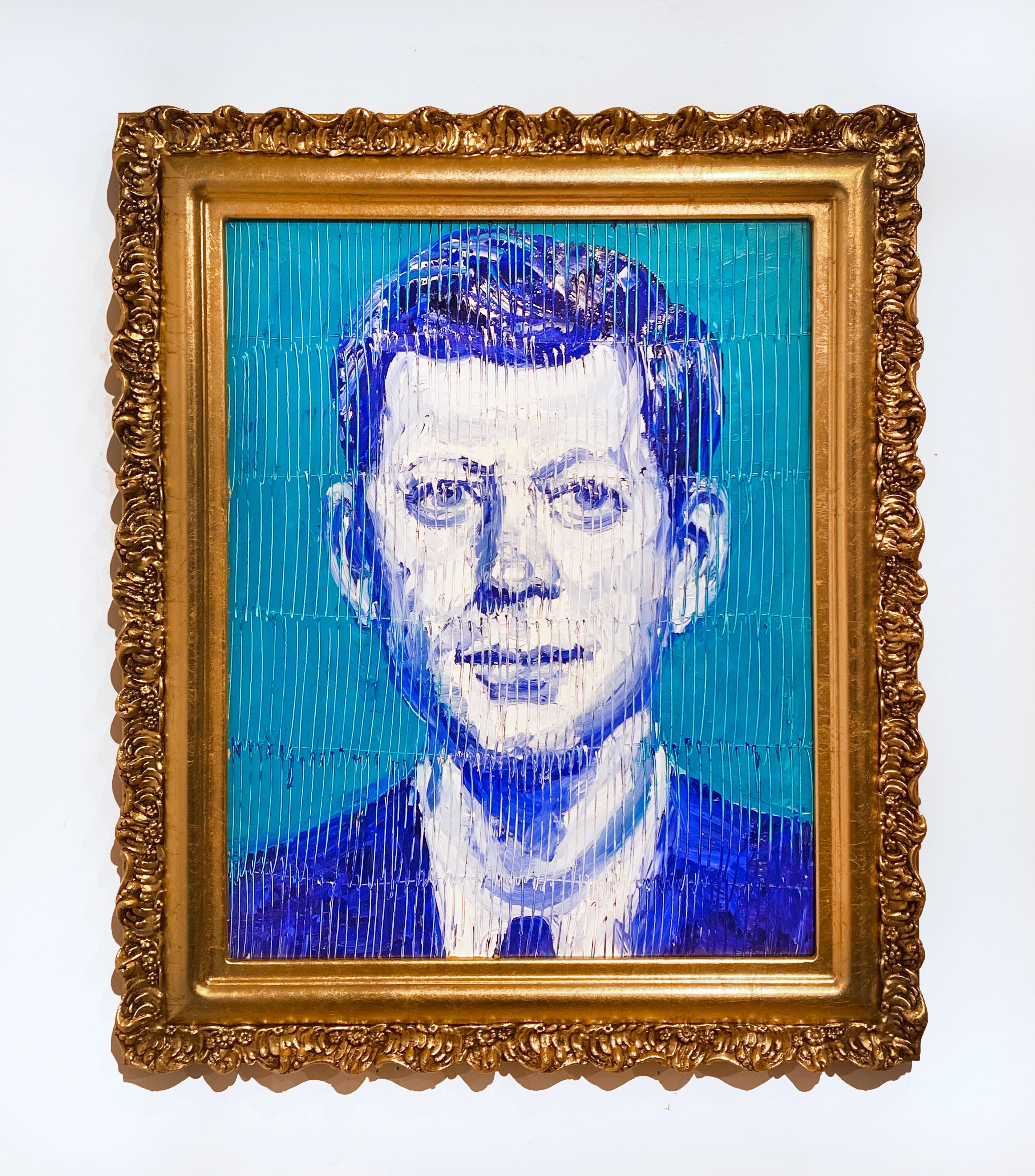 JFK - Painting by Hunt Slonem