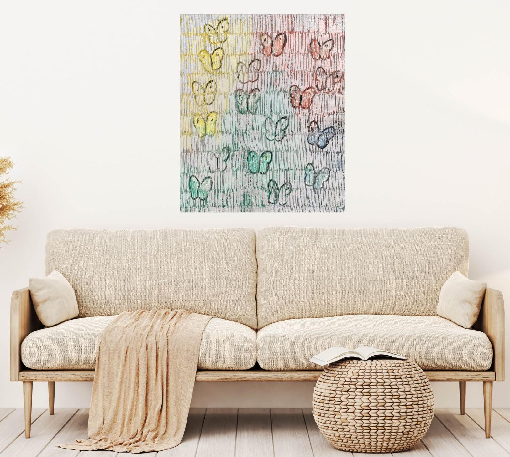 Kaleidoskop-Himmelfahrt – Painting von Hunt Slonem