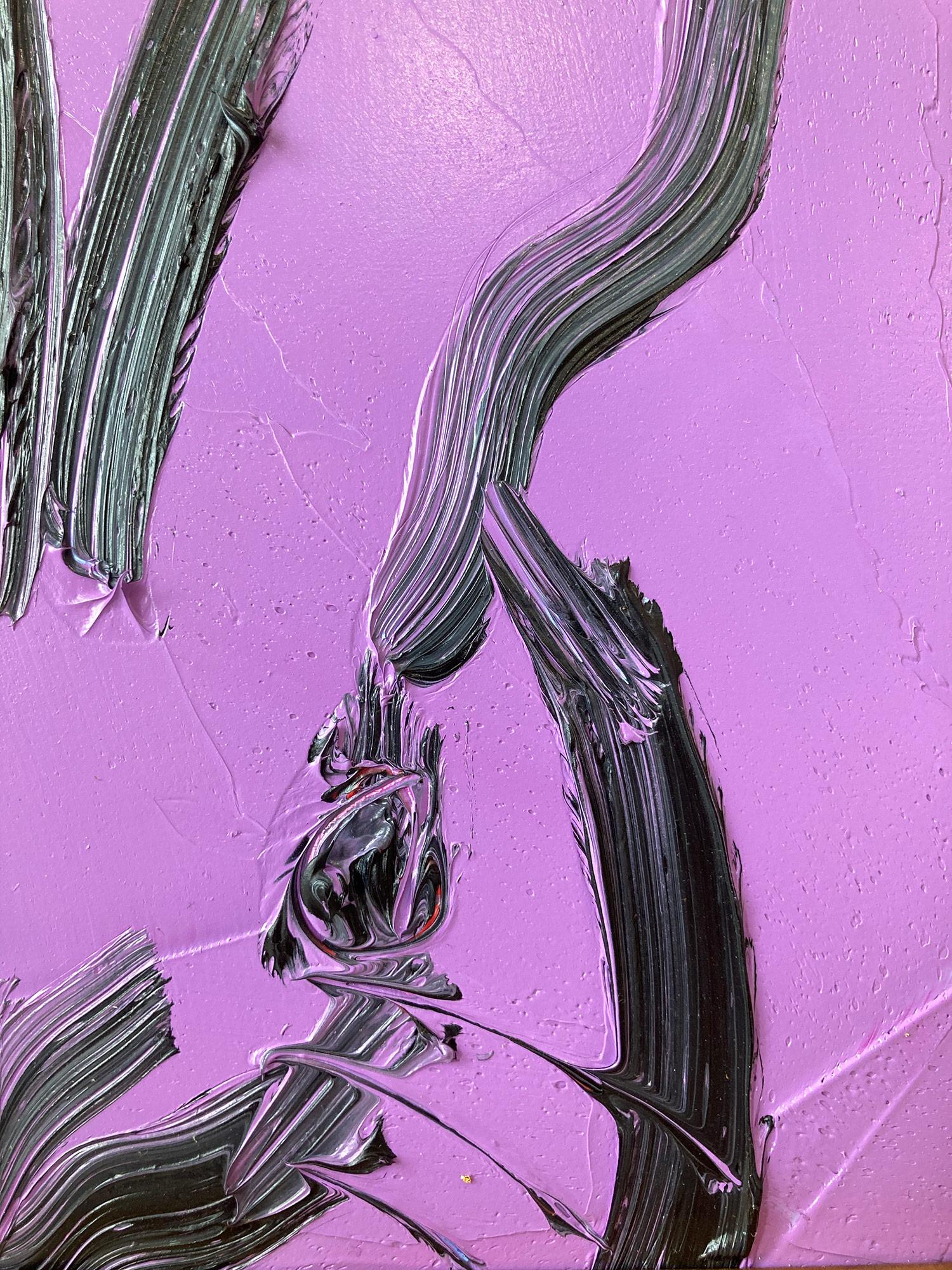 paintings with purple background