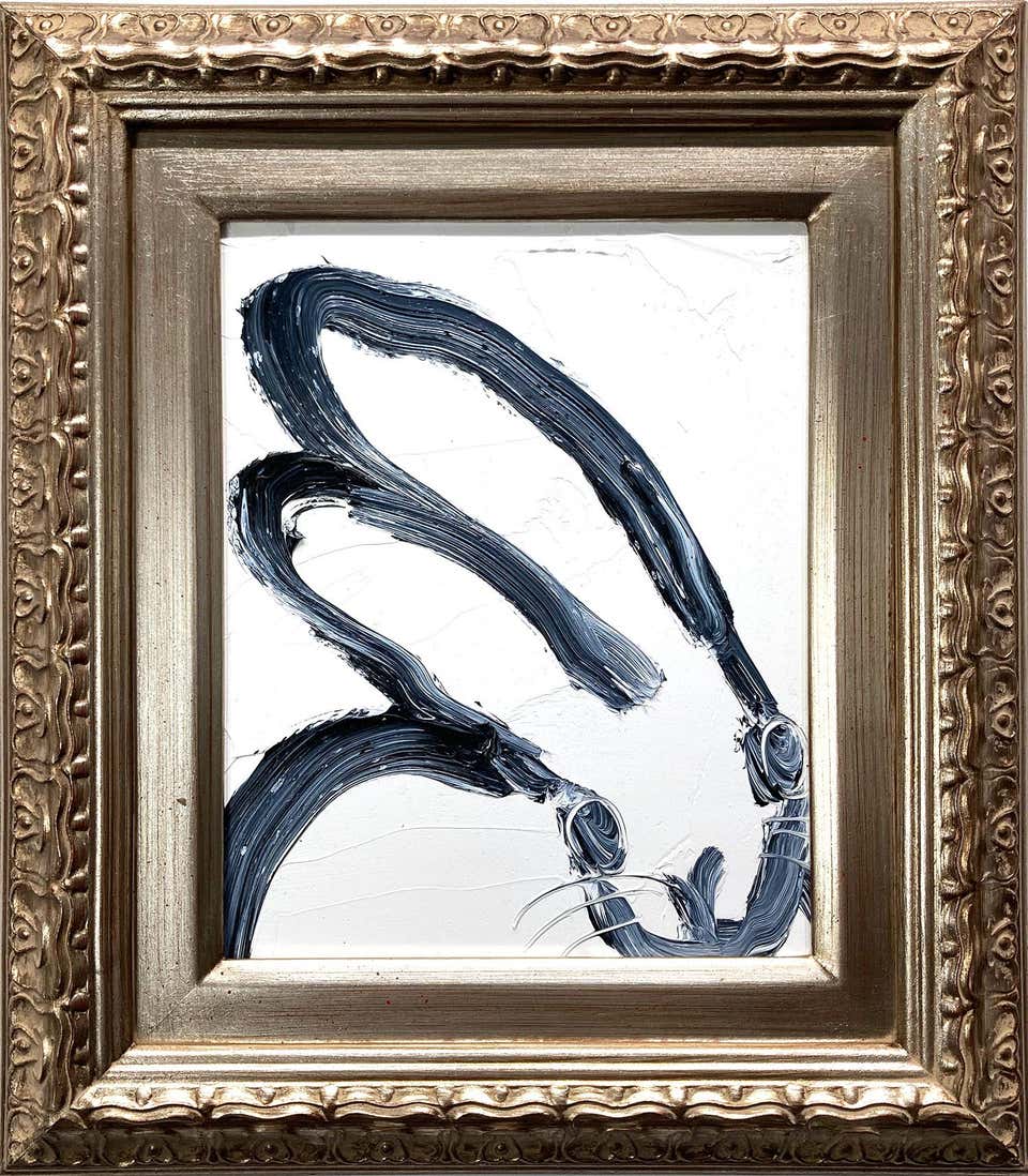 Hunt Slonem - Audrey 5 - gestural rabbit painting by Hunt Slonem For ...