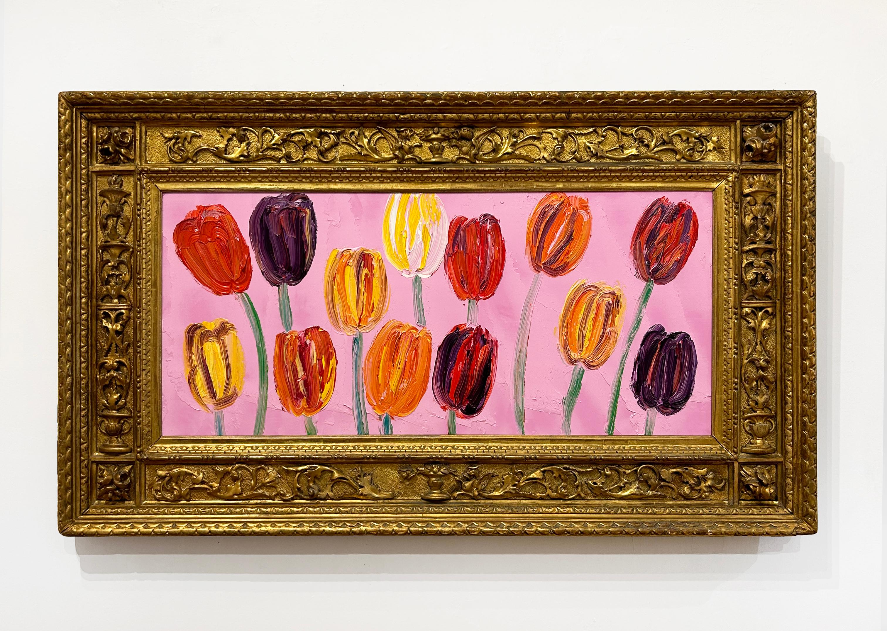 Alinear Tulipanes - Painting Contemporáneo de Hunt Slonem