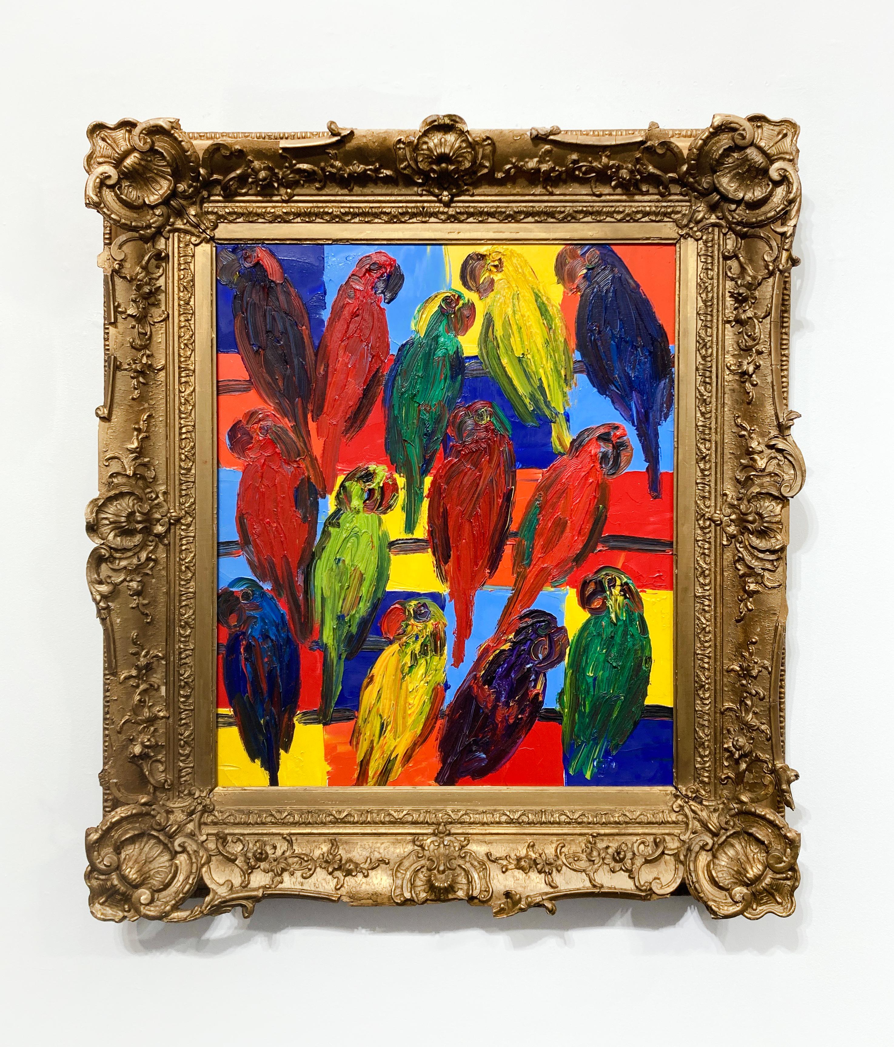 Assegni Lories - Painting Contemporaneo di Hunt Slonem