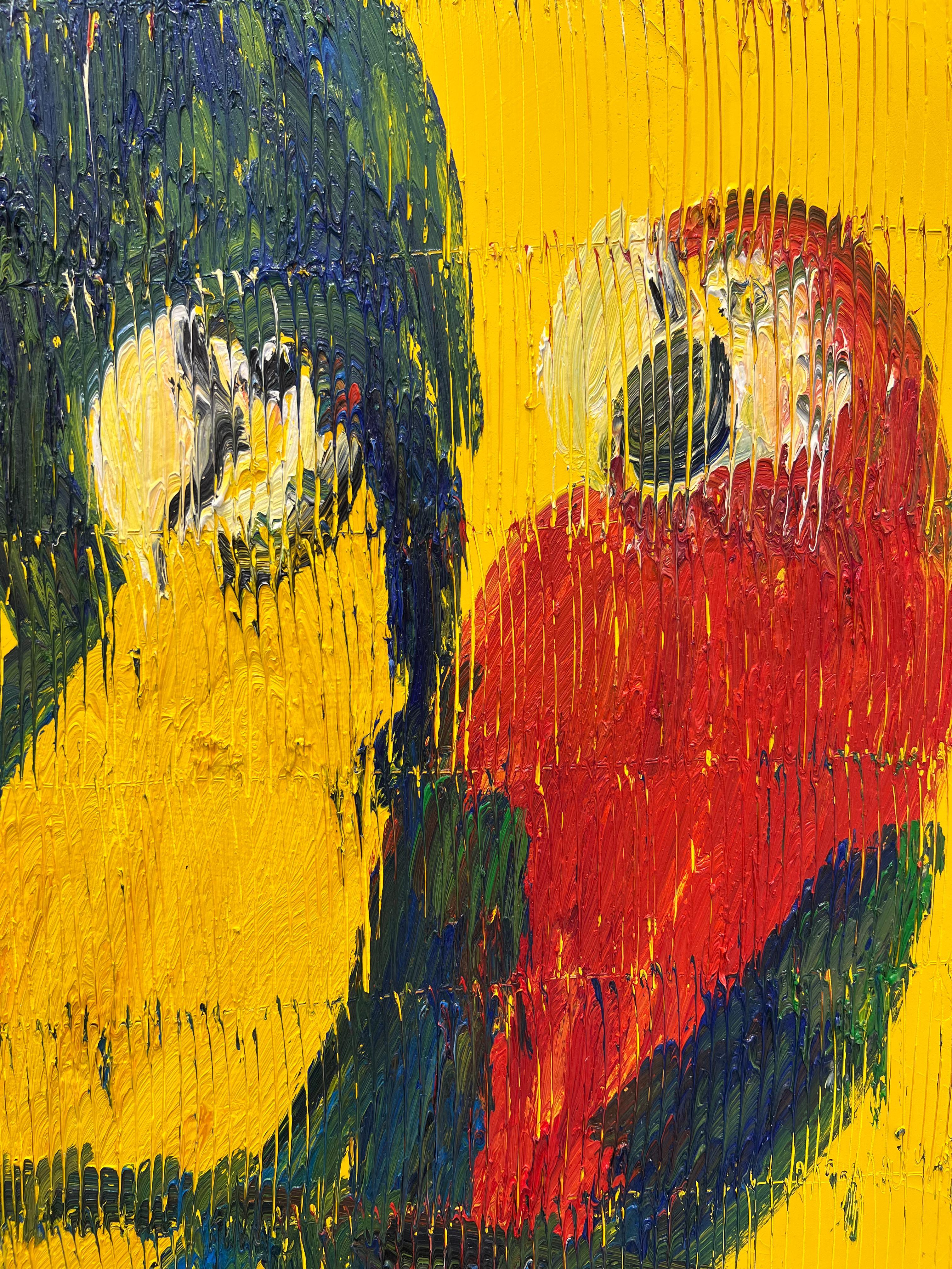 Estudio Guacamayos - Painting Posmoderno de Hunt Slonem