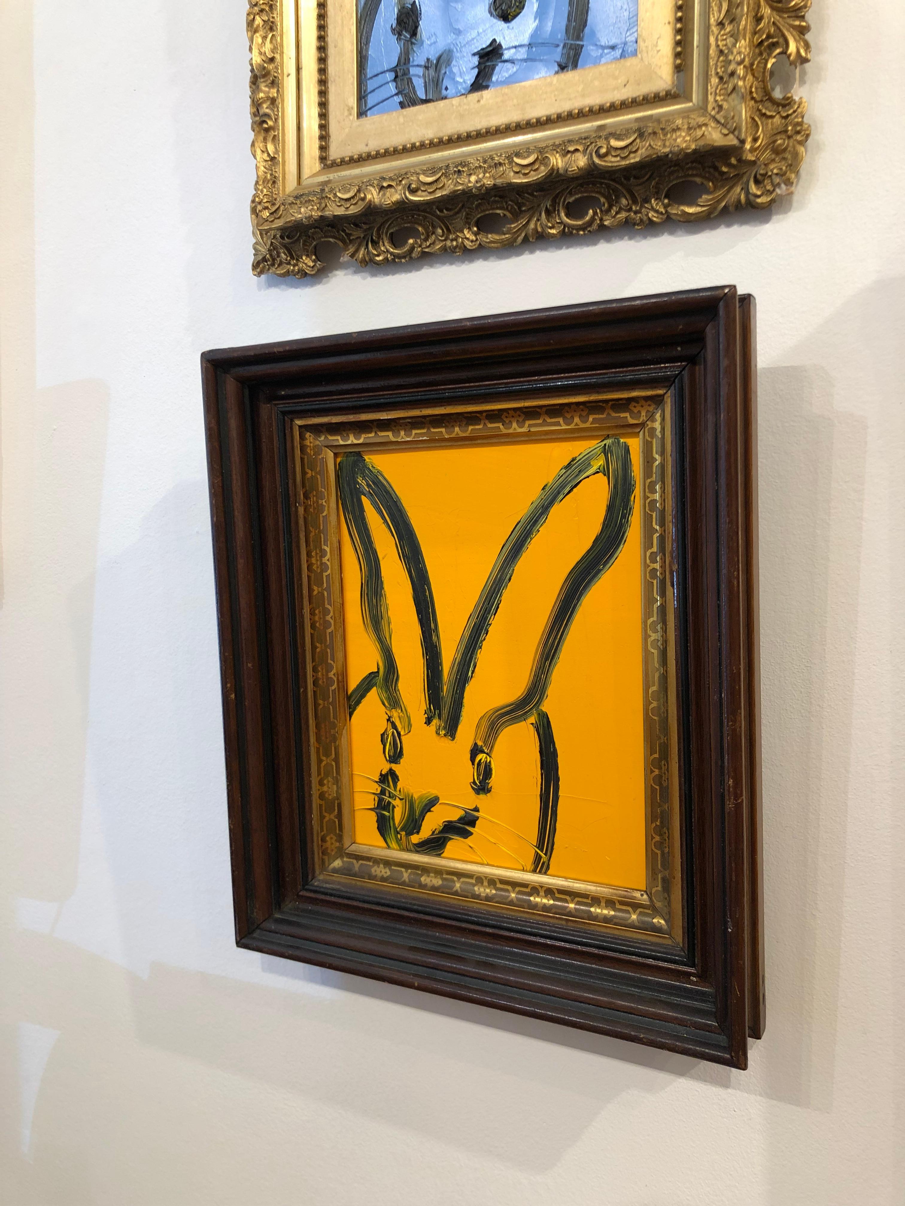 Artist:  Slonem, Hunt
Title:  Marigold Bunny
Series:  Bunnies
Date:  2018
Medium:  Oil on panel
Unframed Dimensions:  10