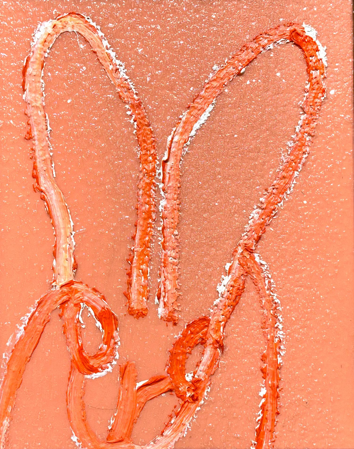 Peinture à l'huile orange 