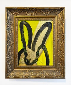 Hunt Slonem "Mellow Yellow" Bunny