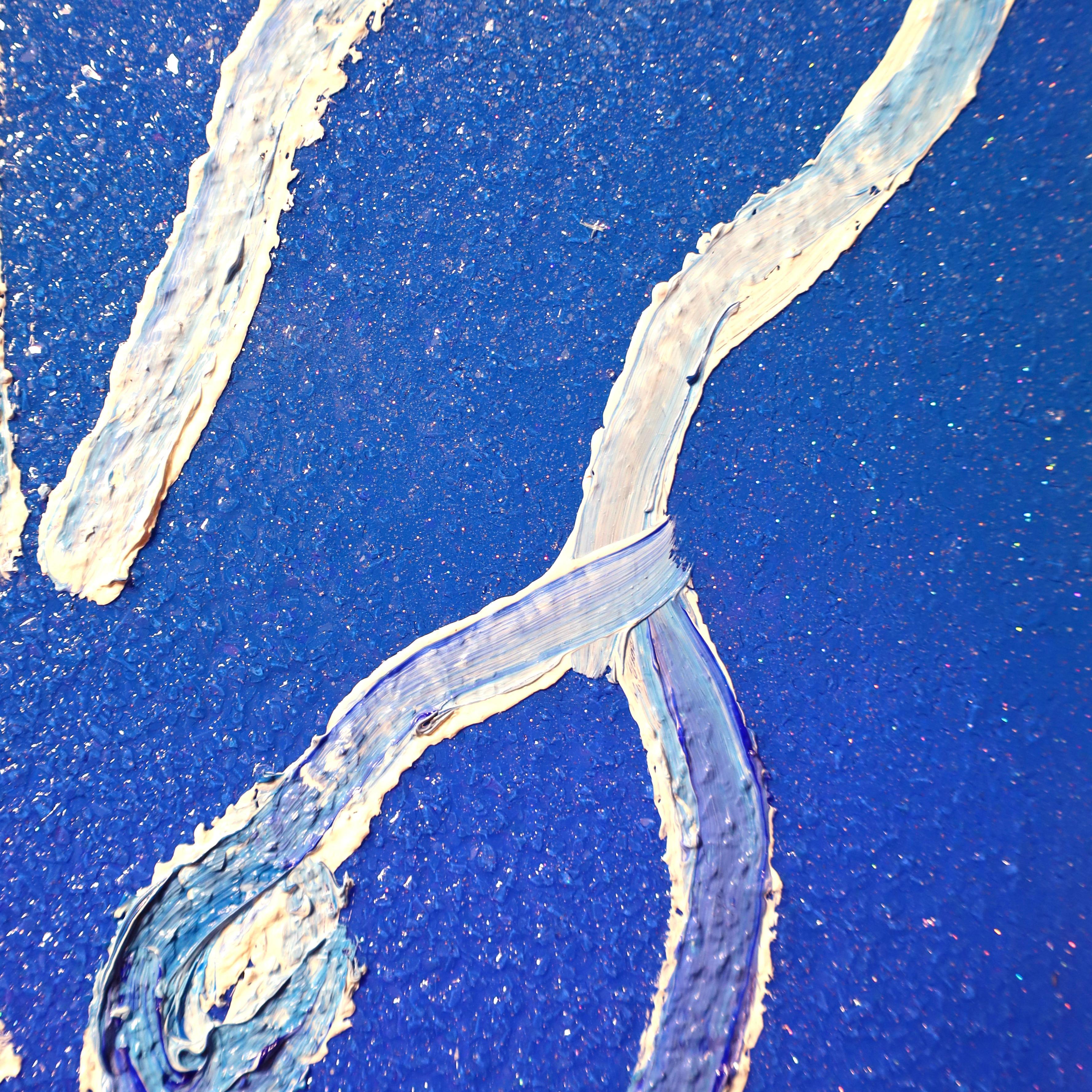 'Messenger in Blue' Unique Painting 3