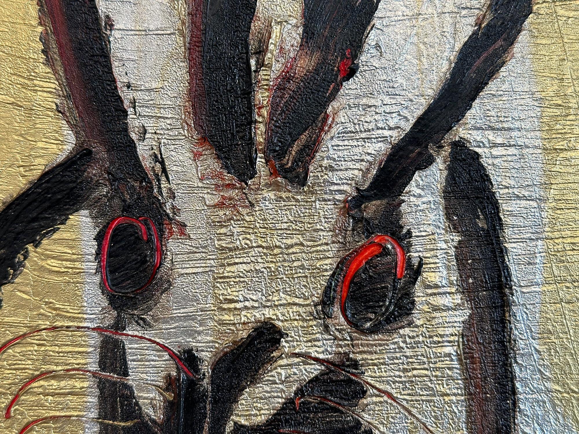 Peinture à l'huile encadrée 