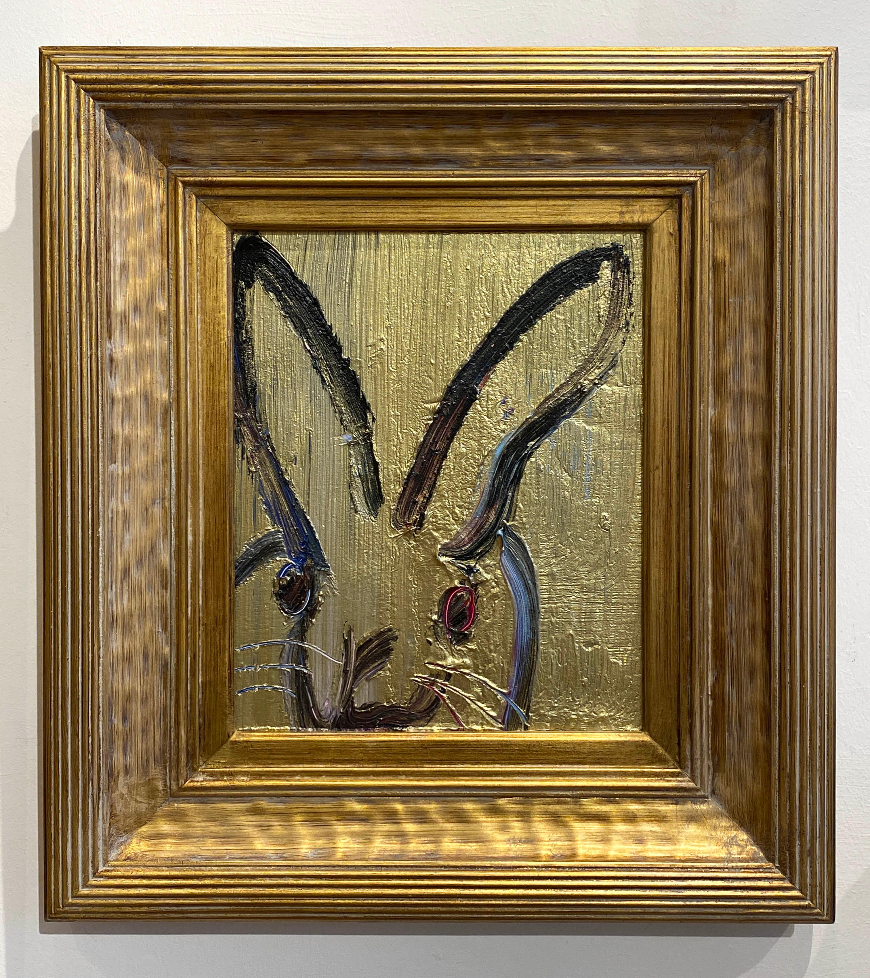 Metal Mine (bunny) - Contemporary Painting by Hunt Slonem