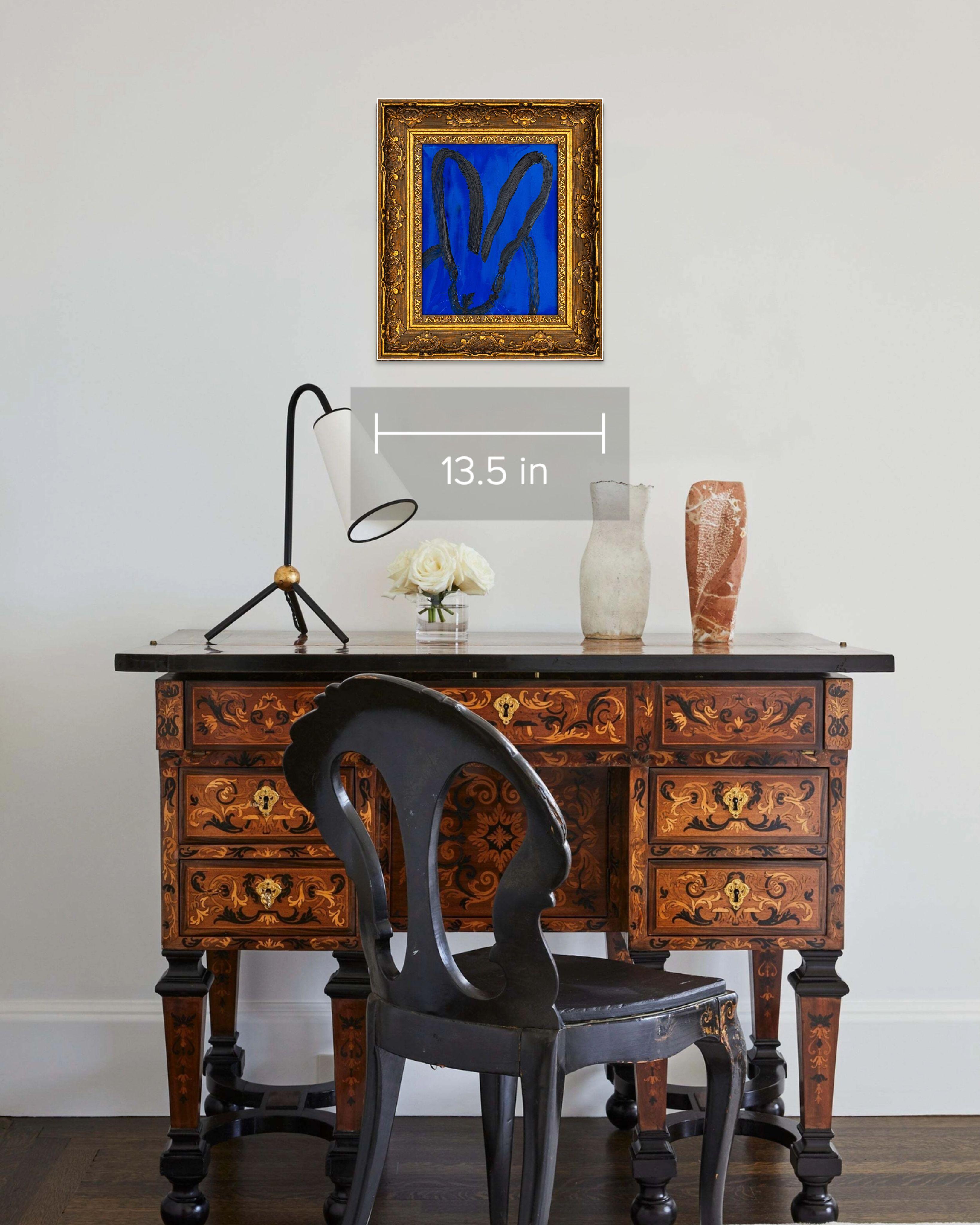 Miracle Blue 2 - Post-Modern Painting by Hunt Slonem