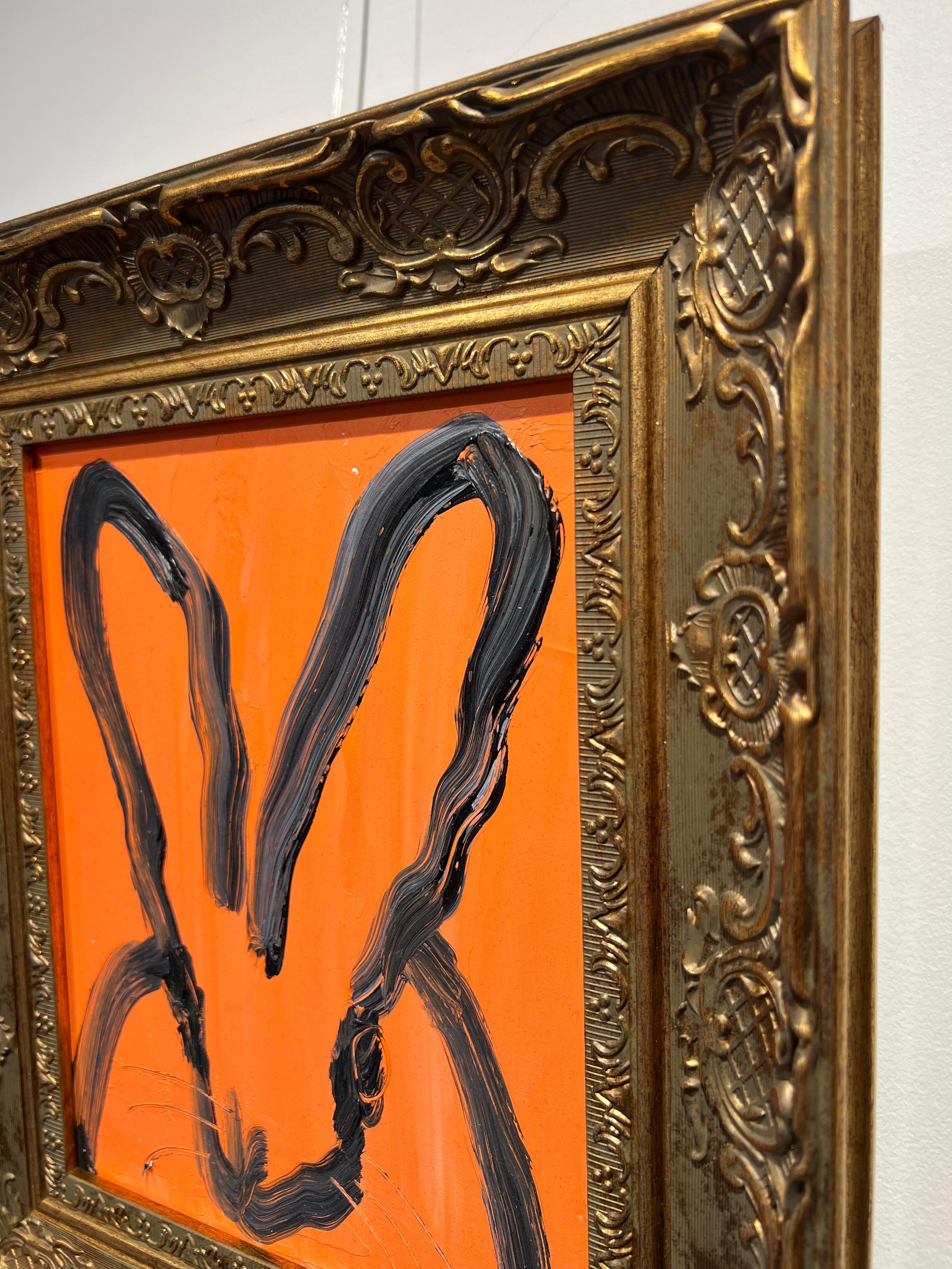 Originelle und einzigartige Kunstwerke von Hunt Slonem.
Öl auf Holz

Das Gemälde ist gerahmt, wie auf den Bildern zu sehen. Gerahmt Abmessung 14 x 12 Zoll
Verso signiert, betitelt und datiert.
Bitte beachten Sie, dass Hunt Slonem Gemälde mit Rahmen