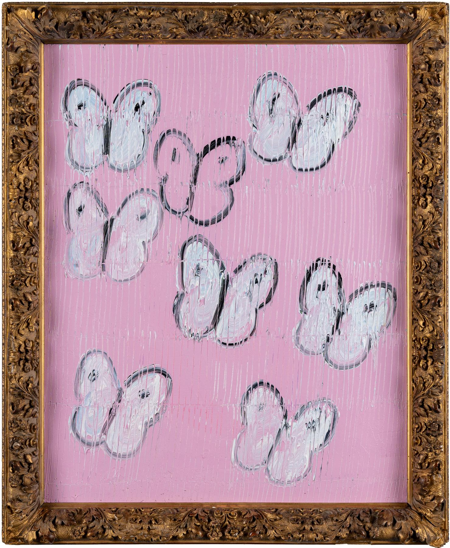 Mixed Migration Pink - Painting by Hunt Slonem