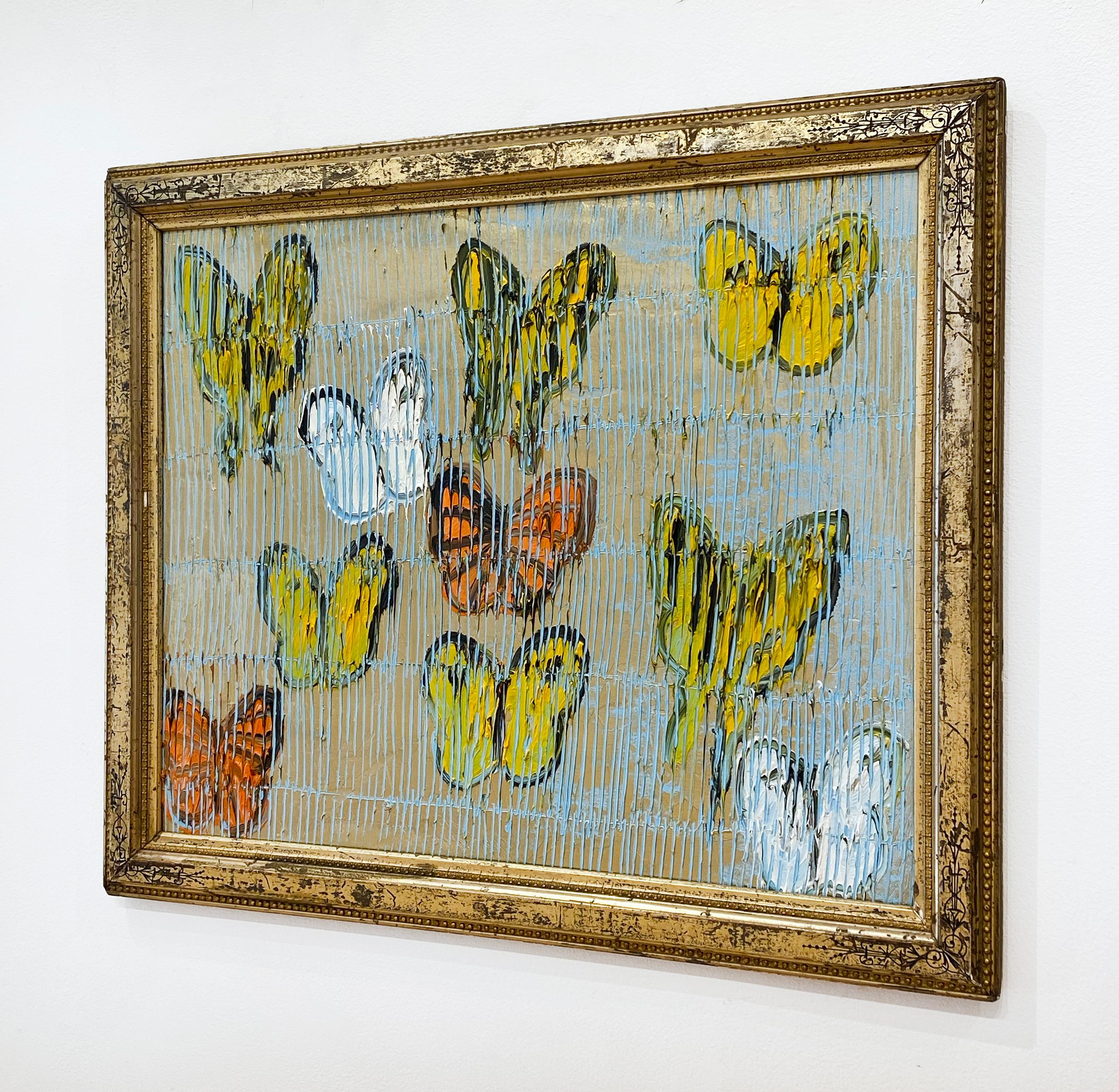 Monarch (Braun), Animal Painting, von Hunt Slonem