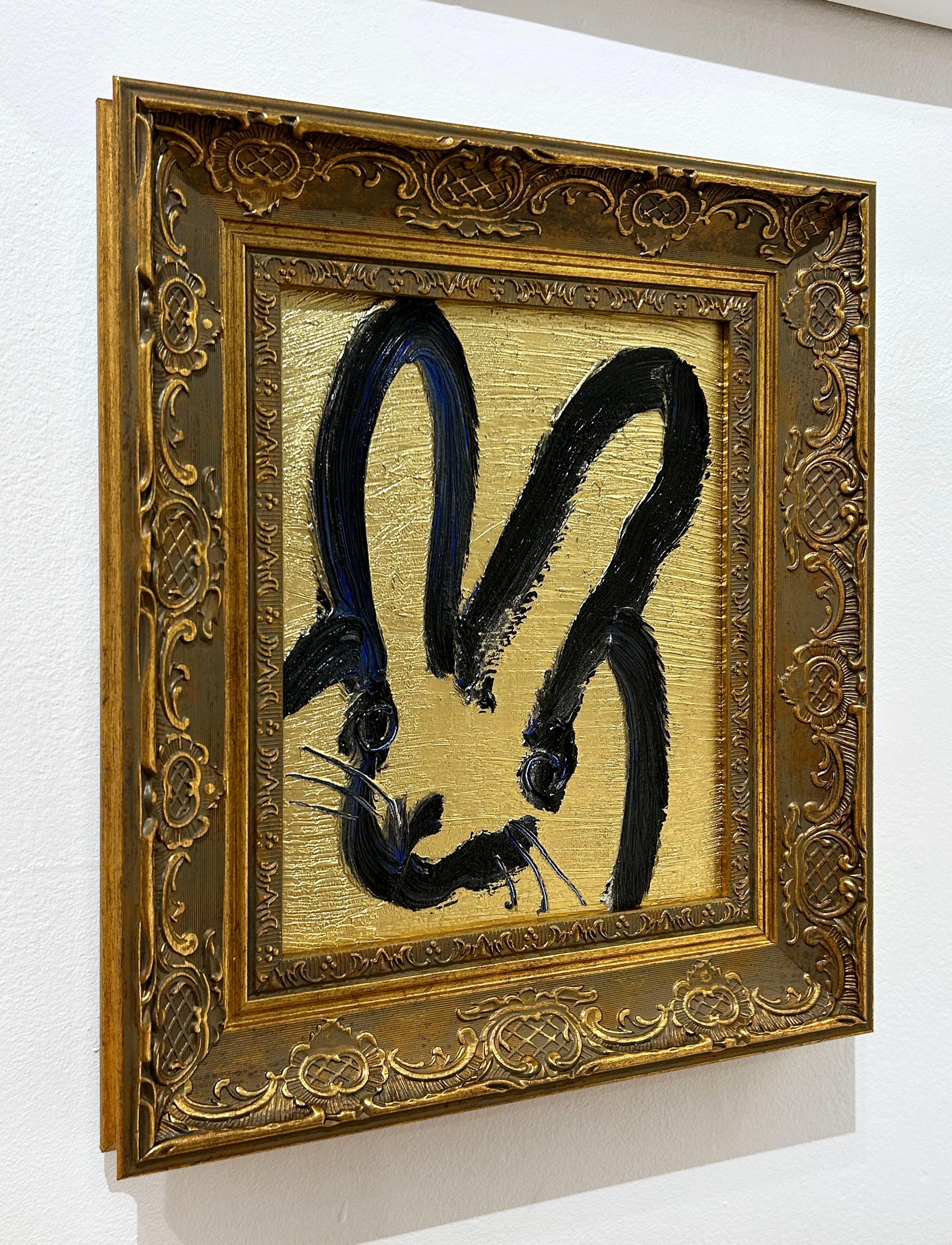 Monday Gold - Contemporary Painting by Hunt Slonem
