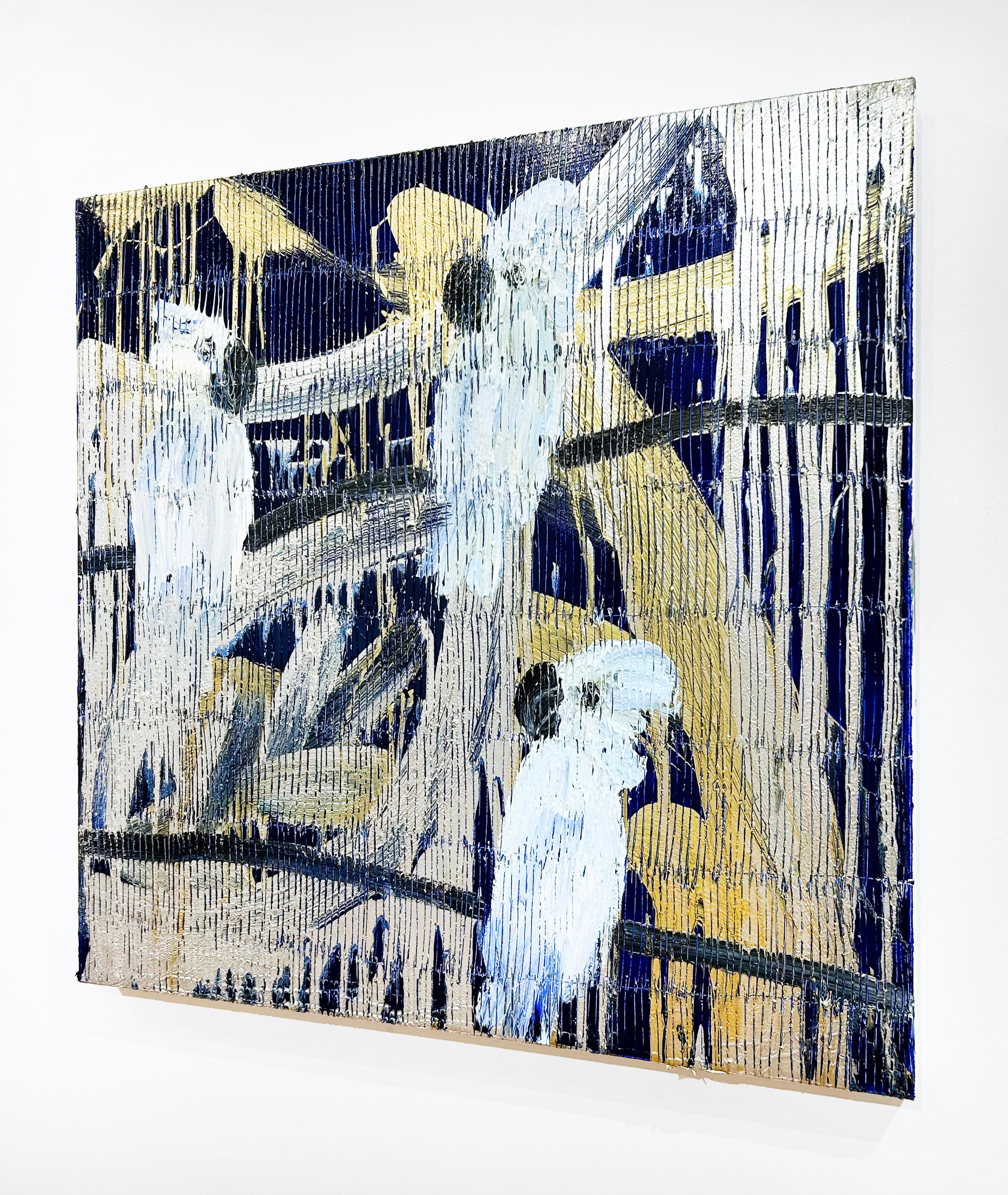 Monsoon July - Contemporary Painting by Hunt Slonem