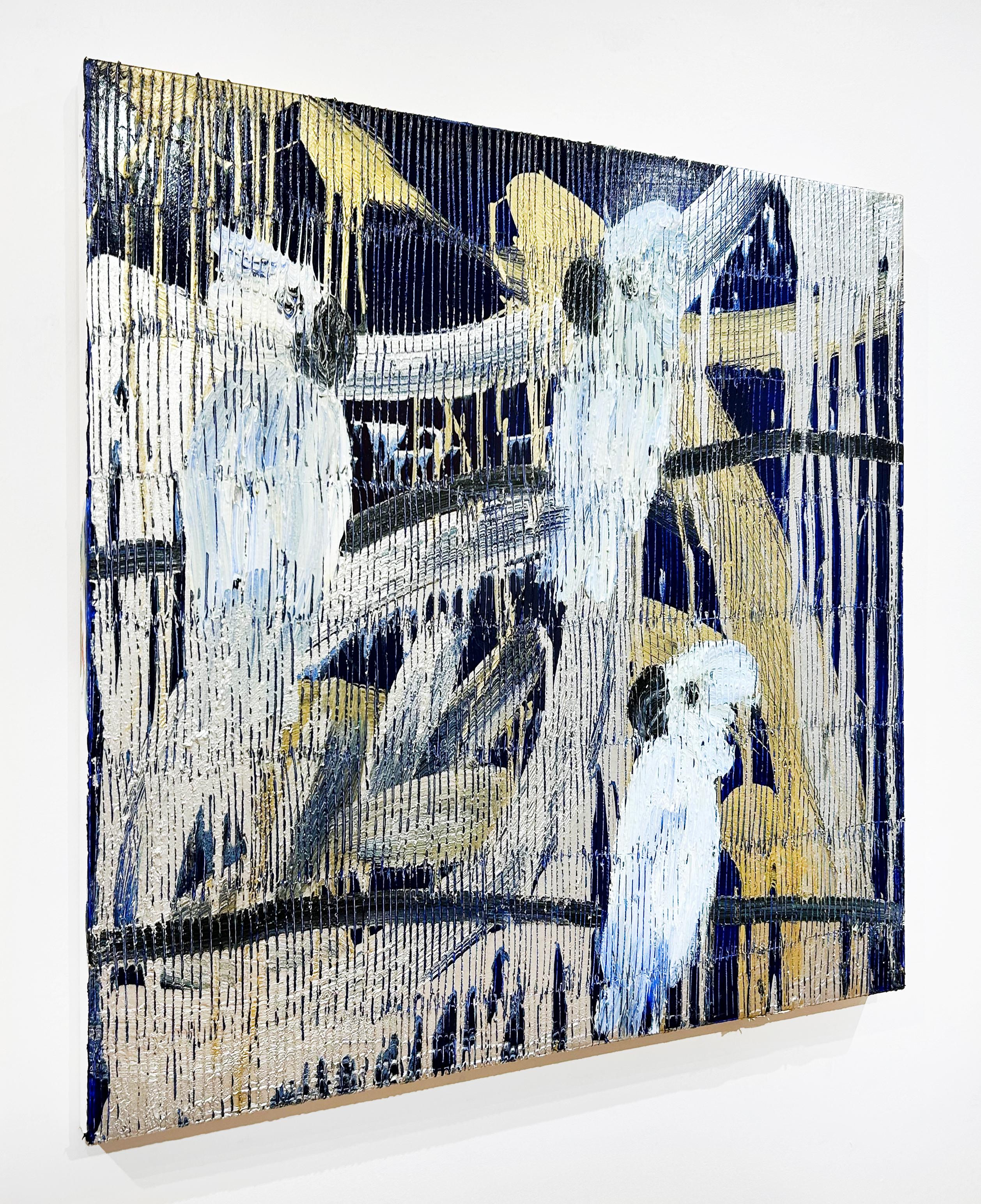 Artist:  Slonem, Hunt
Title:  Monsoon July
Series:  Birds
Date:  2024
Medium:  Oil on Canvas
Unframed Dimensions:  30